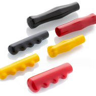 Plastic handle gloves